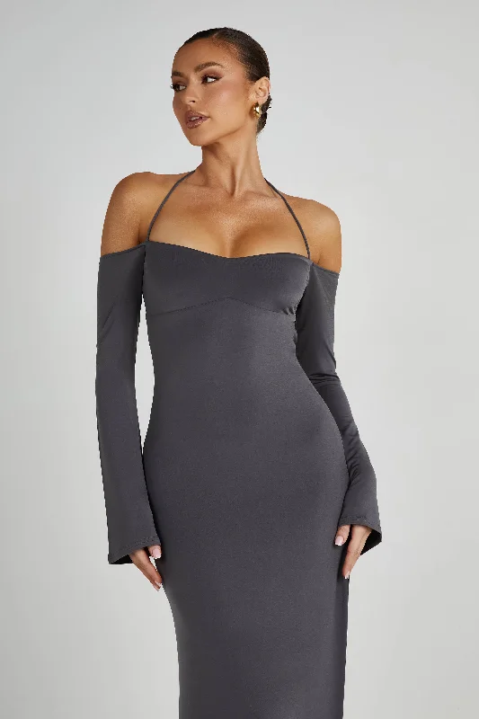 tia-slinky-off-shoulder-maxi-dress-charcoal