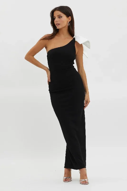 tiffany-one-shoulder-bow-maxi-dress-black