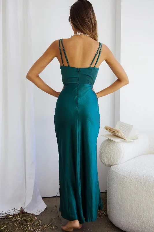 torah-cut-out-bodice-front-split-maxi-dress-forest-green