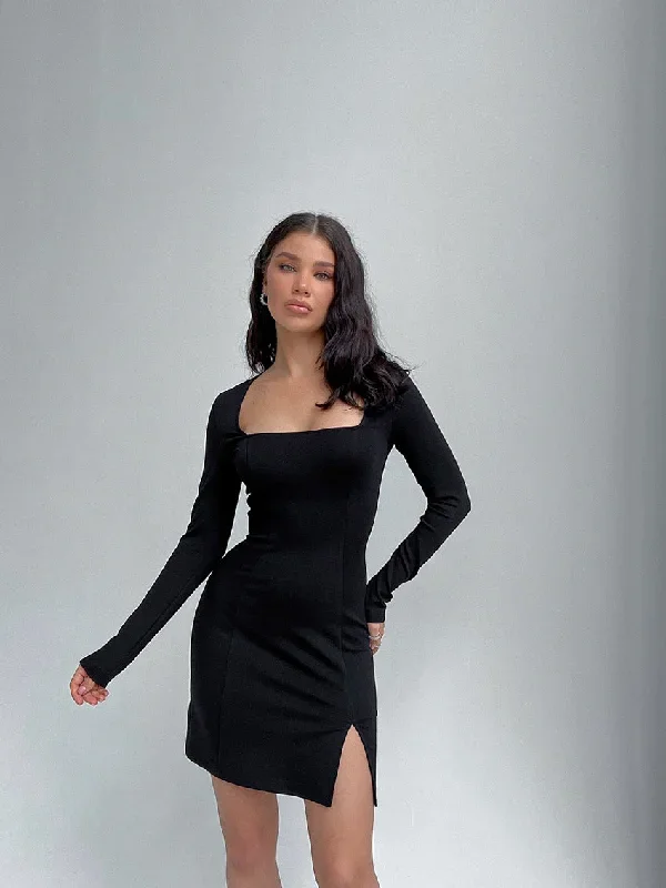 tracy-square-neck-long-sleeve-mini-dress