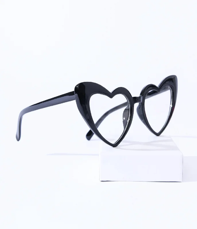 unique-vintage-black-heart-glasses