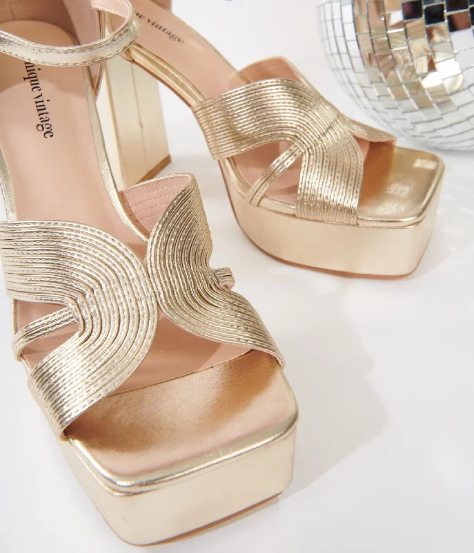 unique-vintage-gold-deco-platform-heels