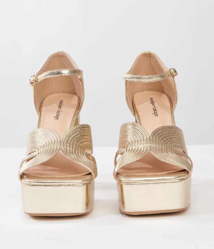 unique-vintage-gold-deco-platform-heels