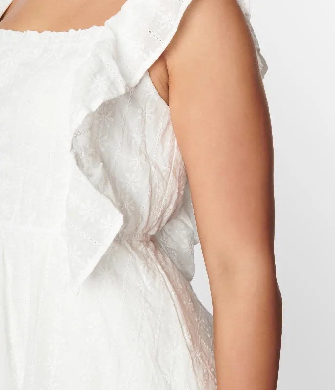 white-floral-embroidered-ruffled-shift-dress