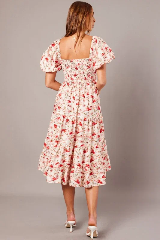 white-floral-midi-dress-puff-sleeve-shirred-bust-dd2019c-47pb-1