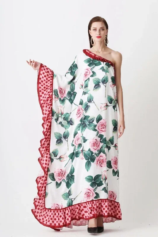 womens-runway-dresses-sexy-one-shoulder-ruffles-floral-printed-sash-belt-loose-design-fashion-long-maxi-bohemian-dresses