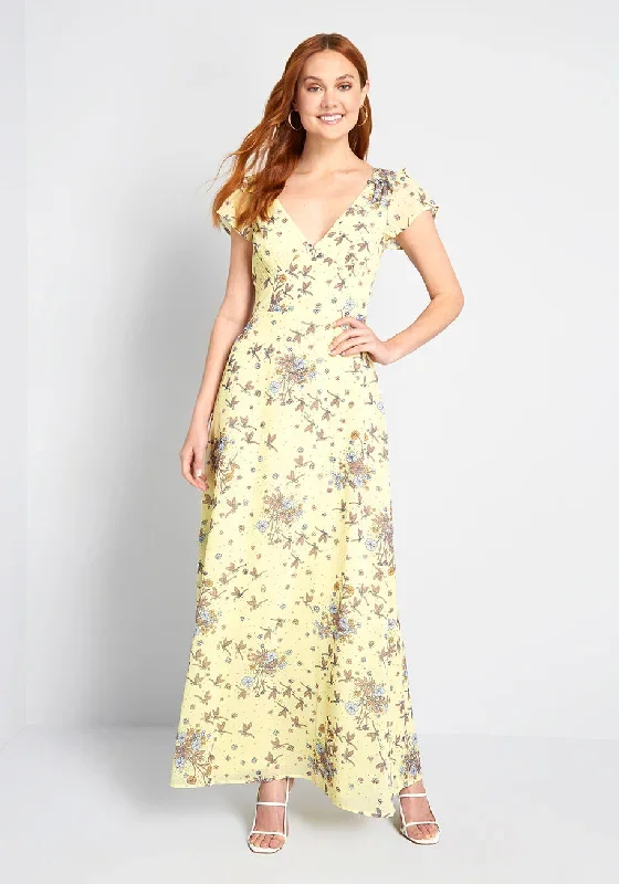 You're Flowing Places Maxi Dress