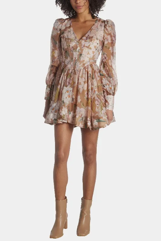 Zelina Mini Floral Dress